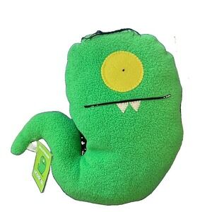 Vtg Ugly Doll Uglyworm Green 12 Inch Plush Stuffed 2004 Sun-Min Kim New with Tag